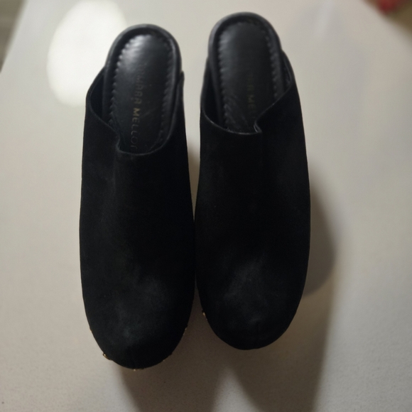 Tamara Mellon Grass Roots 80 Suede clogs Size 39/8 - Picture 6 of 14